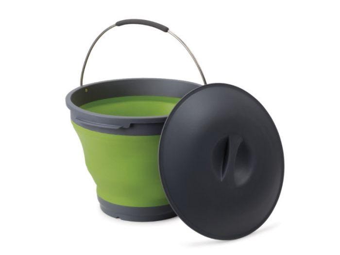 POP-UP BUCKET WITH LID 9.5L