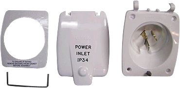 Clipsal Old Style 15 Amp Power Inlet