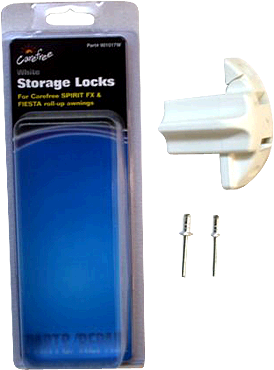 Carefree Storage Lock (White)