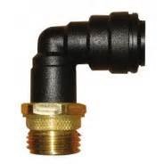 JOHN GUEST ½” BRASS MALE ADAPTER WITH 12mm PLASTIC ELBOW