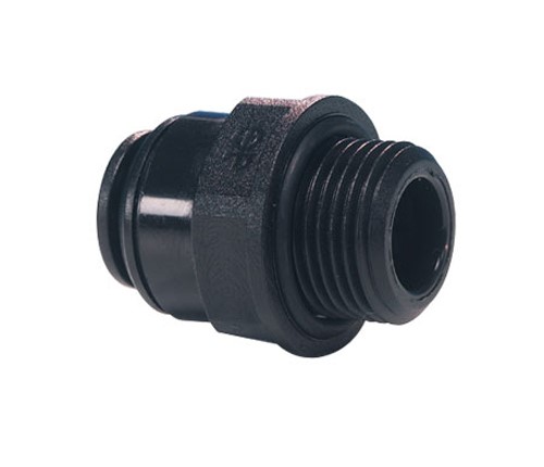 JOHN GUEST 12mm 3/8” BSP STRAIGHT ADAPTER MALE PLASTIC