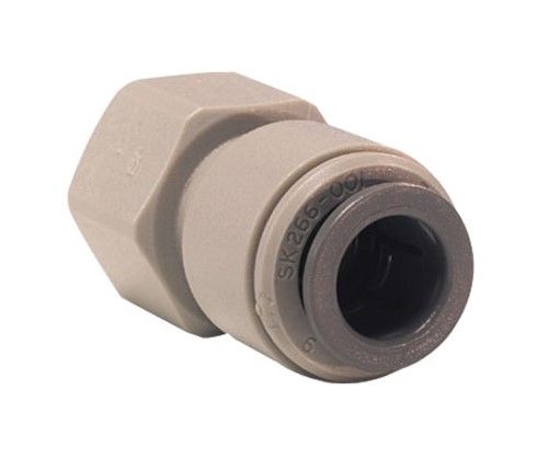 JOHN GUEST FEMALE PLASTIC CONNECTOR FOR 12MM X 3/8 FBSP SHALLOW THREAD