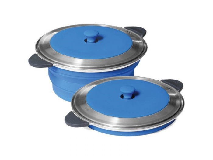 POP-UP STOCK POT AND LID 2.6L (Blue)