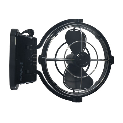 Caframo Model # 807 12V Sirocco 360° Cabin Fan (Black)