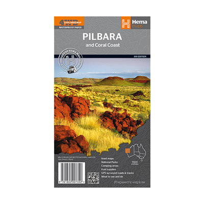 Pilbara and coral coast Hema Map