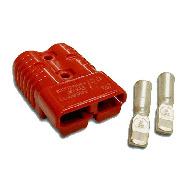 Red 50 Amp Anderson Connector