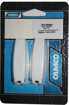 Camco White Baggage Door Catch