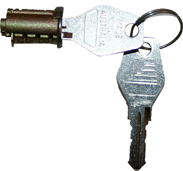 Camec 3 Point Door Lock, Barrel And Keys