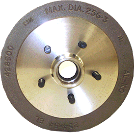 ALKO Electric Hub Drums (ALKO 10" X 2 1/4" Ford 5 Stud Pattern Electric Hub Drum)