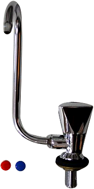 Chrome Fold Down Faucet (Left Hand)